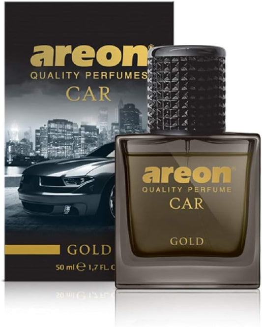 AREON Luxury Car Perfume Gold – Spray 50ML – Made In Europe